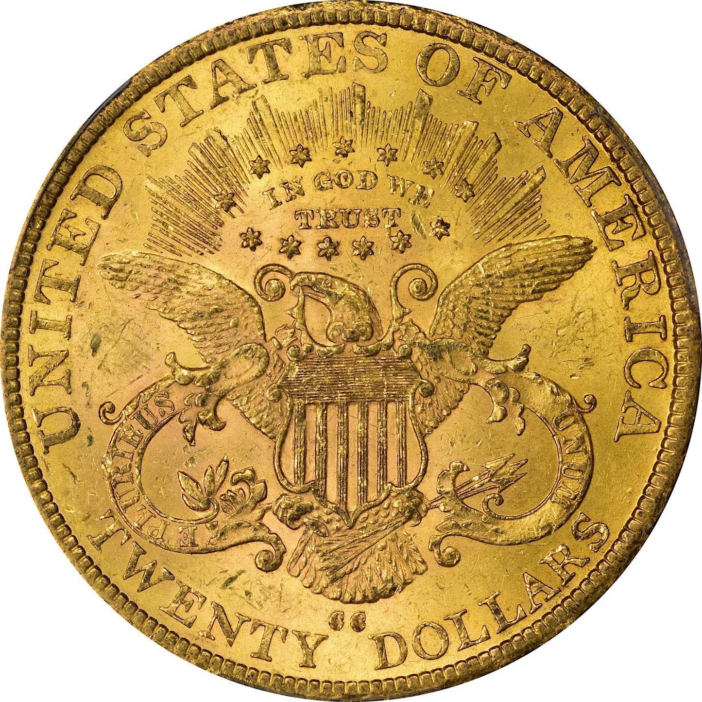 1883-CC $20 MS60 PCGS CAC - Paradime Coins | PCGS NGC CACG CAC Rare US Numismatic Coins For Sale