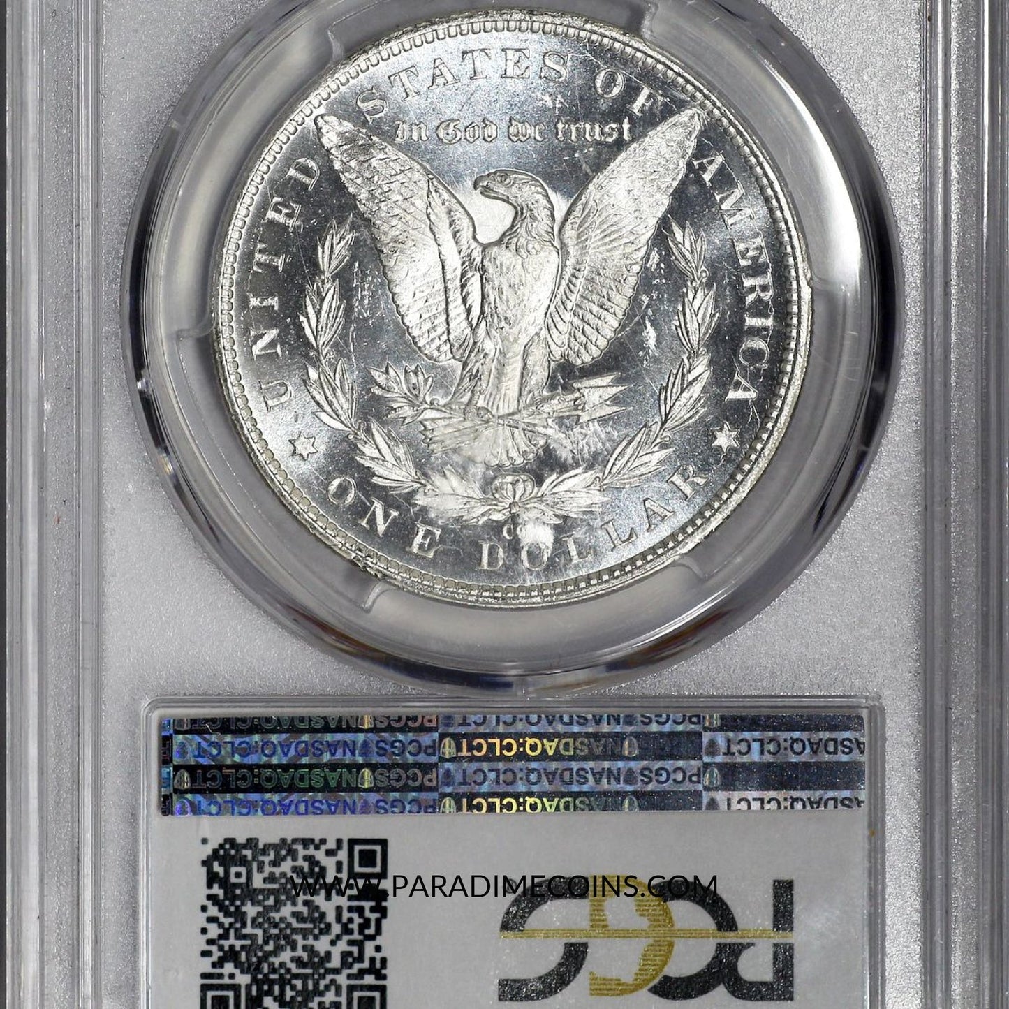 1883-CC $1 MS65 DMPL PCGS - Paradime Coins | PCGS NGC CACG CAC Rare US Numismatic Coins For Sale