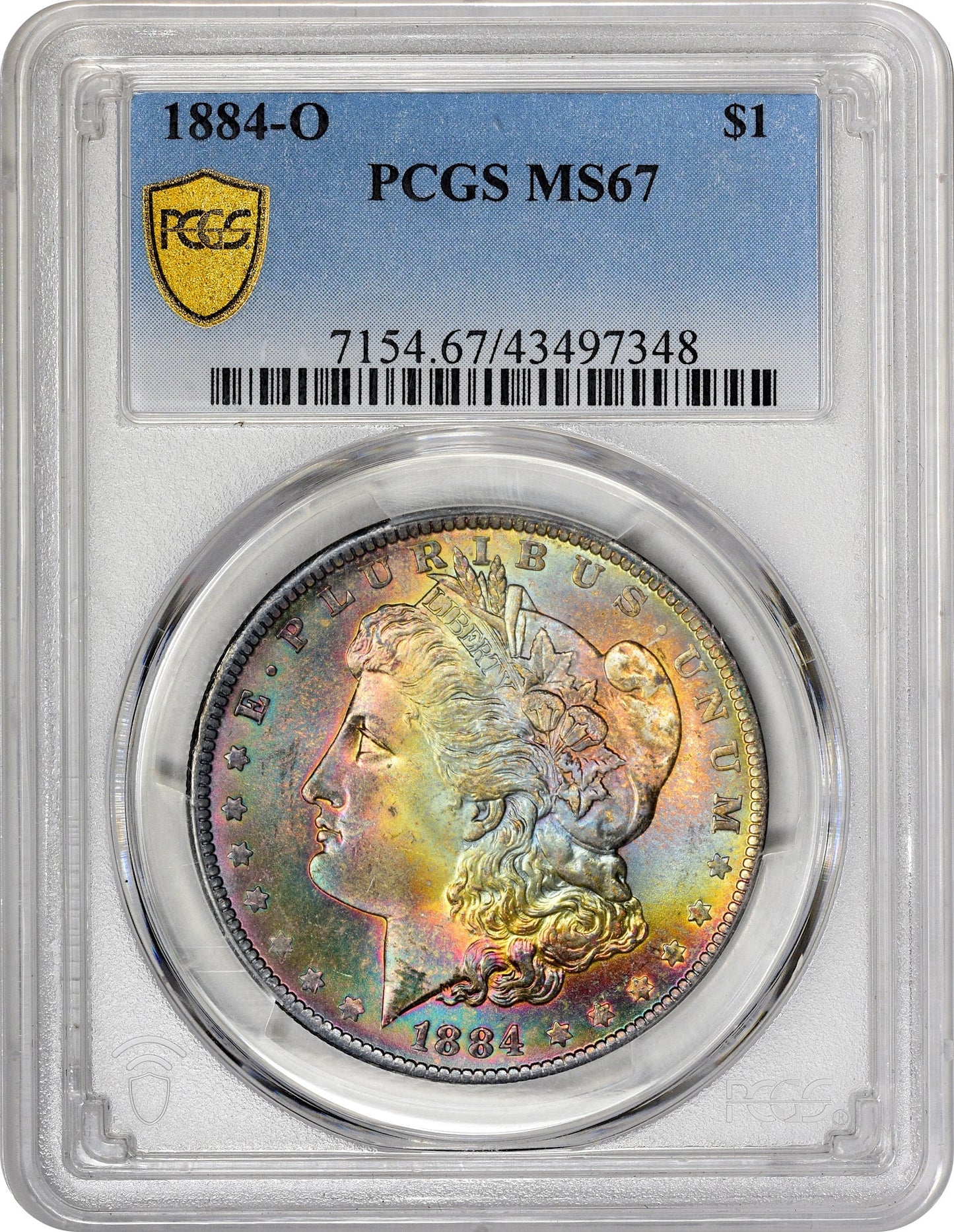 1884-O $1 MS67 PCGS - Paradime Coins | PCGS NGC CACG CAC Rare US Numismatic Coins For Sale