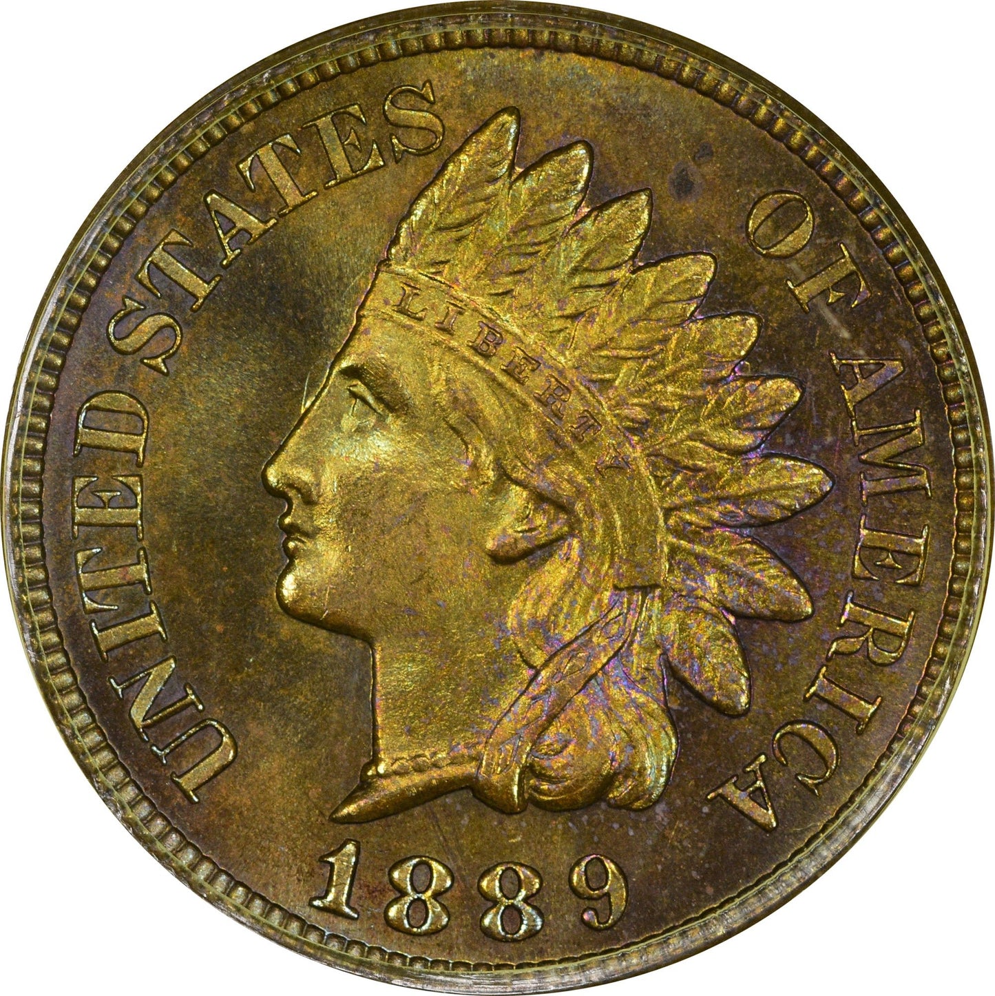 1889 1C PR65 RB OGH PCGS EEPS - Paradime Coins | PCGS NGC CACG CAC Rare US Numismatic Coins For Sale