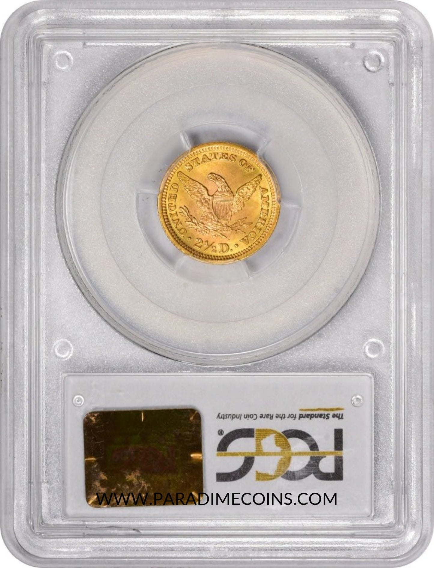 1893 $2.5 MS66 PCGS CAC - Paradime Coins | PCGS NGC CACG CAC Rare US Numismatic Coins For Sale