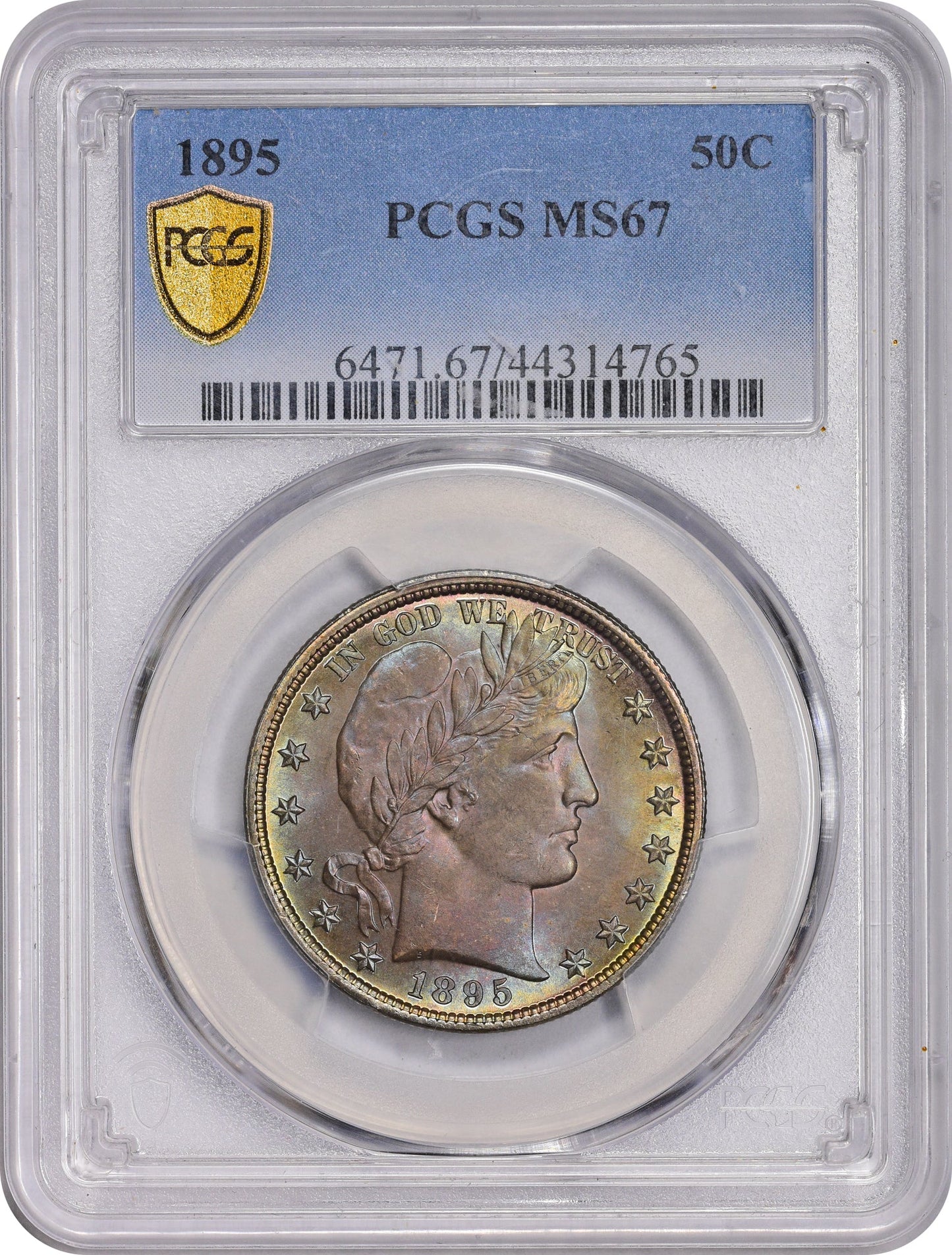 1895 50C MS67 PCGS - Paradime Coins | PCGS NGC CACG CAC Rare US Numismatic Coins For Sale
