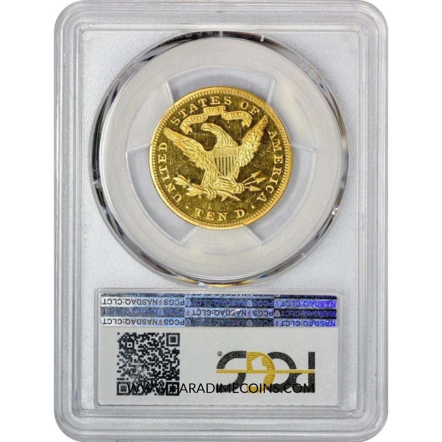 1896 $10 PR62 DCAM PCGS CAC - Paradime Coins | PCGS NGC CACG CAC Rare US Numismatic Coins For Sale