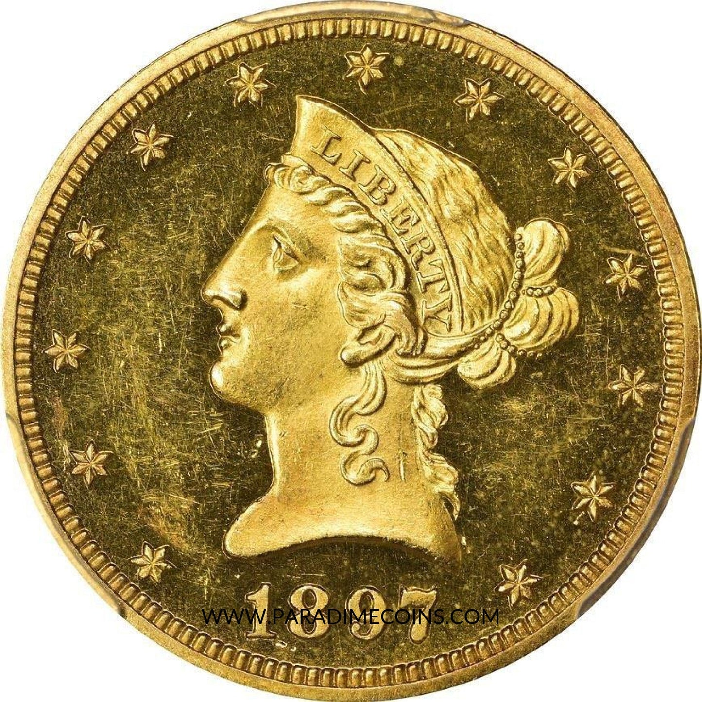 1897 $10 PR62 DCAM PCGS CAC - Paradime Coins | PCGS NGC CACG CAC Rare US Numismatic Coins For Sale