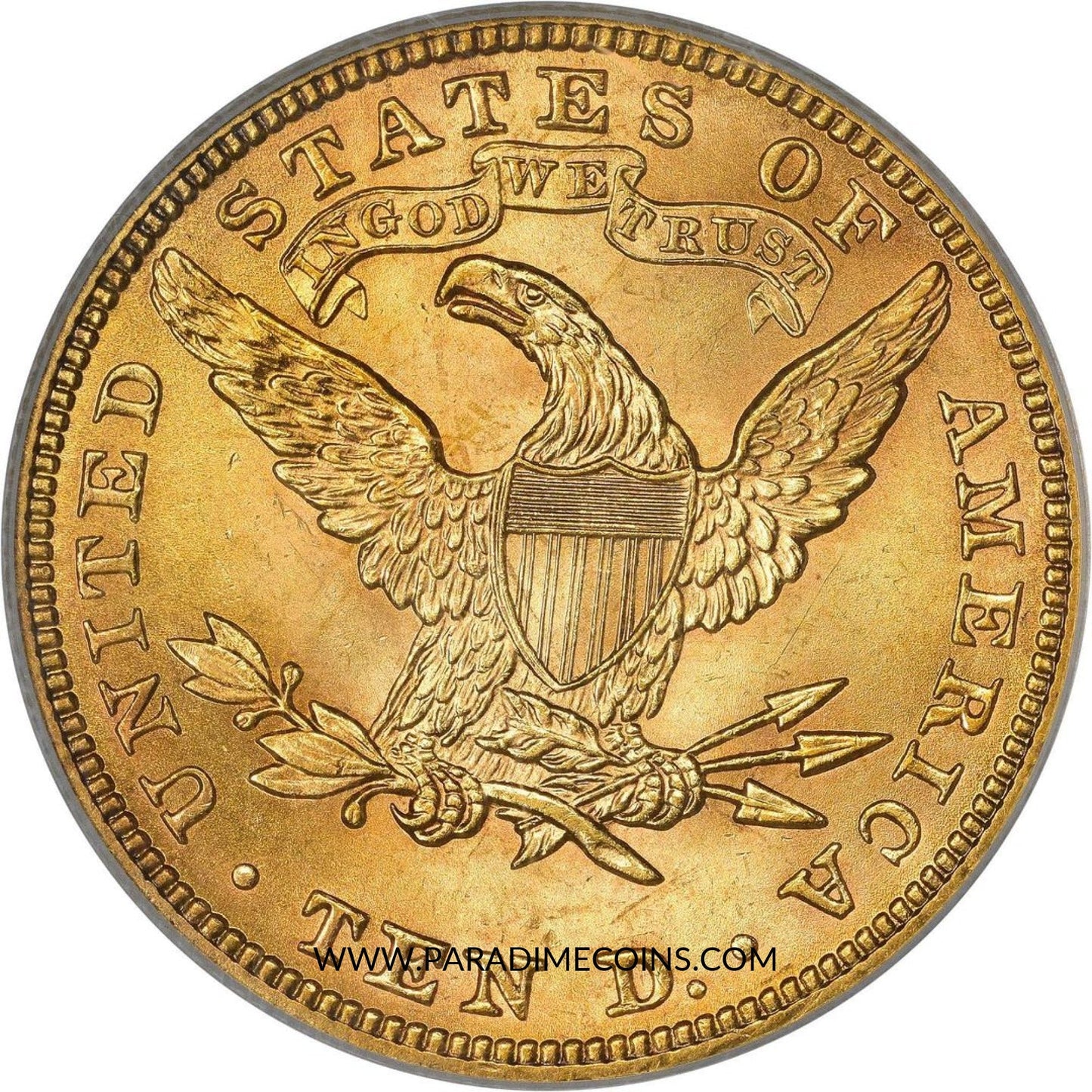 1901 $10 MS65 OGH PCGS CAC - Paradime Coins | PCGS NGC CACG CAC Rare US Numismatic Coins For Sale