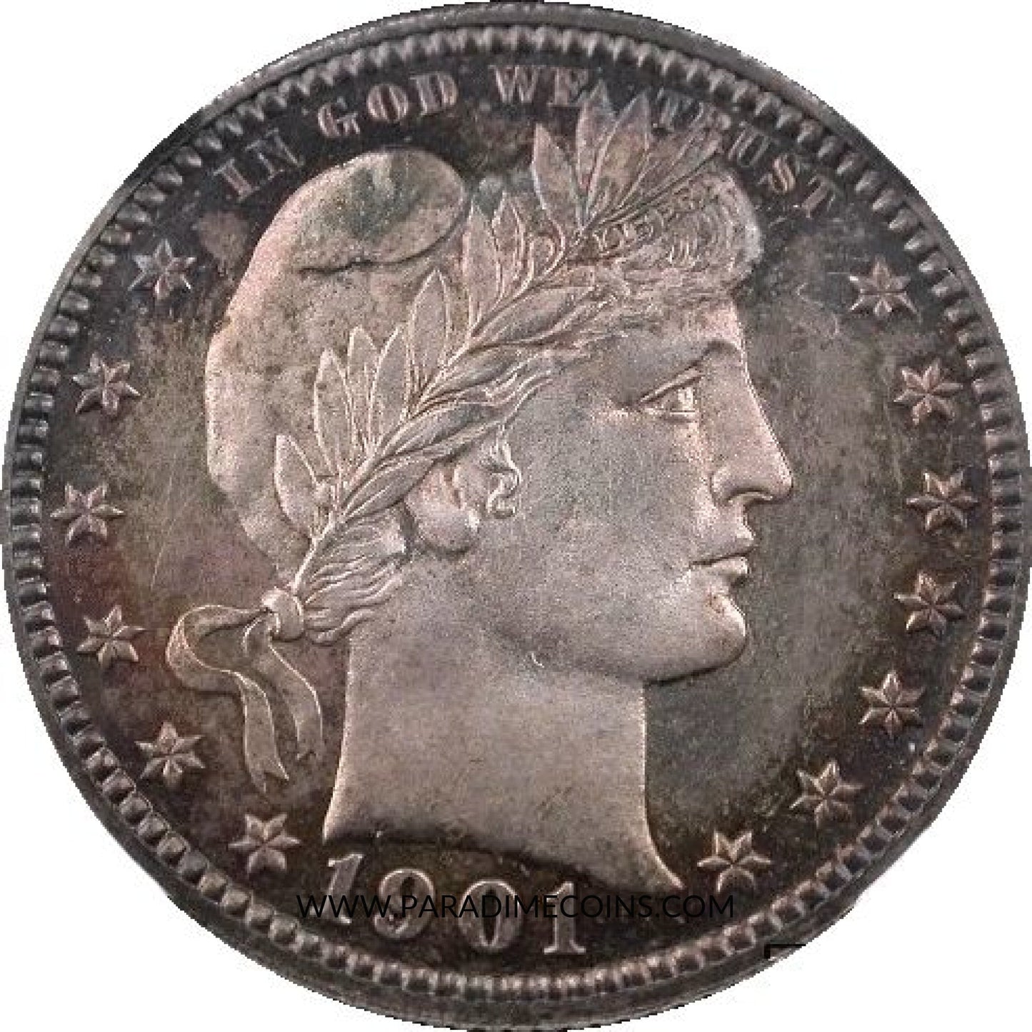 1901 25C PR66+ CAMEO NGC CAC - Paradime Coins | PCGS NGC CACG CAC Rare US Numismatic Coins For Sale