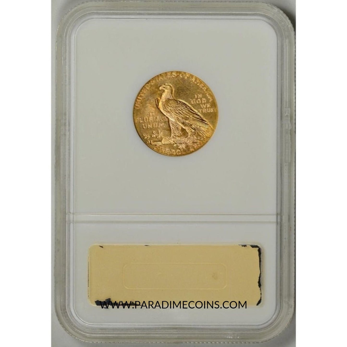 1909-D $5 MS63 NGC CAC OH - Paradime Coins | PCGS NGC CACG CAC Rare US Numismatic Coins For Sale