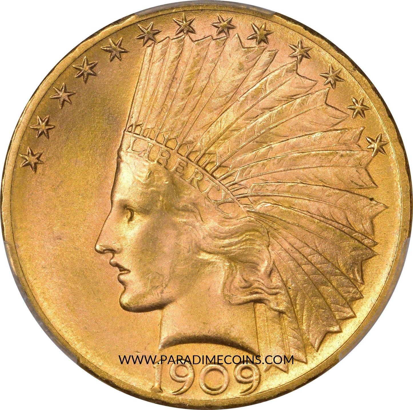 1909-S $10 MS65+ PCGS CAC - Paradime Coins | PCGS NGC CACG CAC Rare US Numismatic Coins For Sale