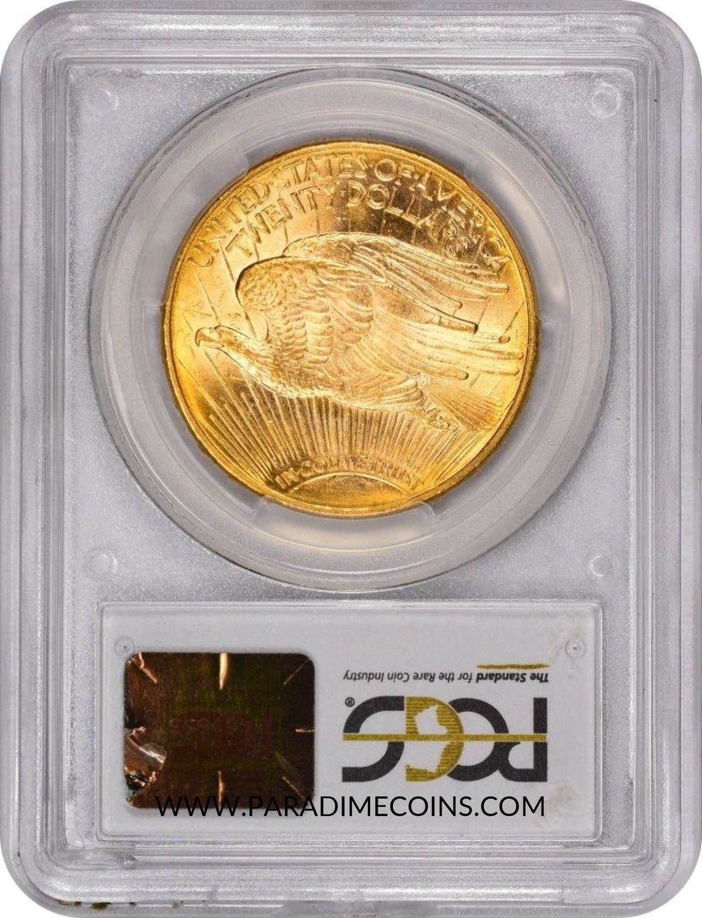 1910-D $20 MS65 PCGS CAC - Paradime Coins | PCGS NGC CACG CAC Rare US Numismatic Coins For Sale