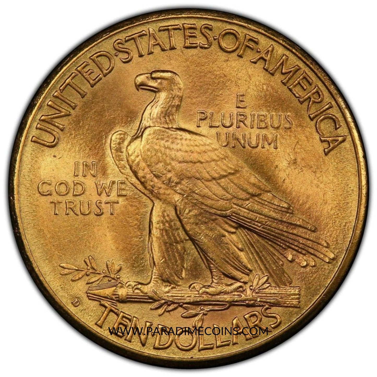 1914-D $10 MS64 PCGS CAC - Paradime Coins | PCGS NGC CACG CAC Rare US Numismatic Coins For Sale