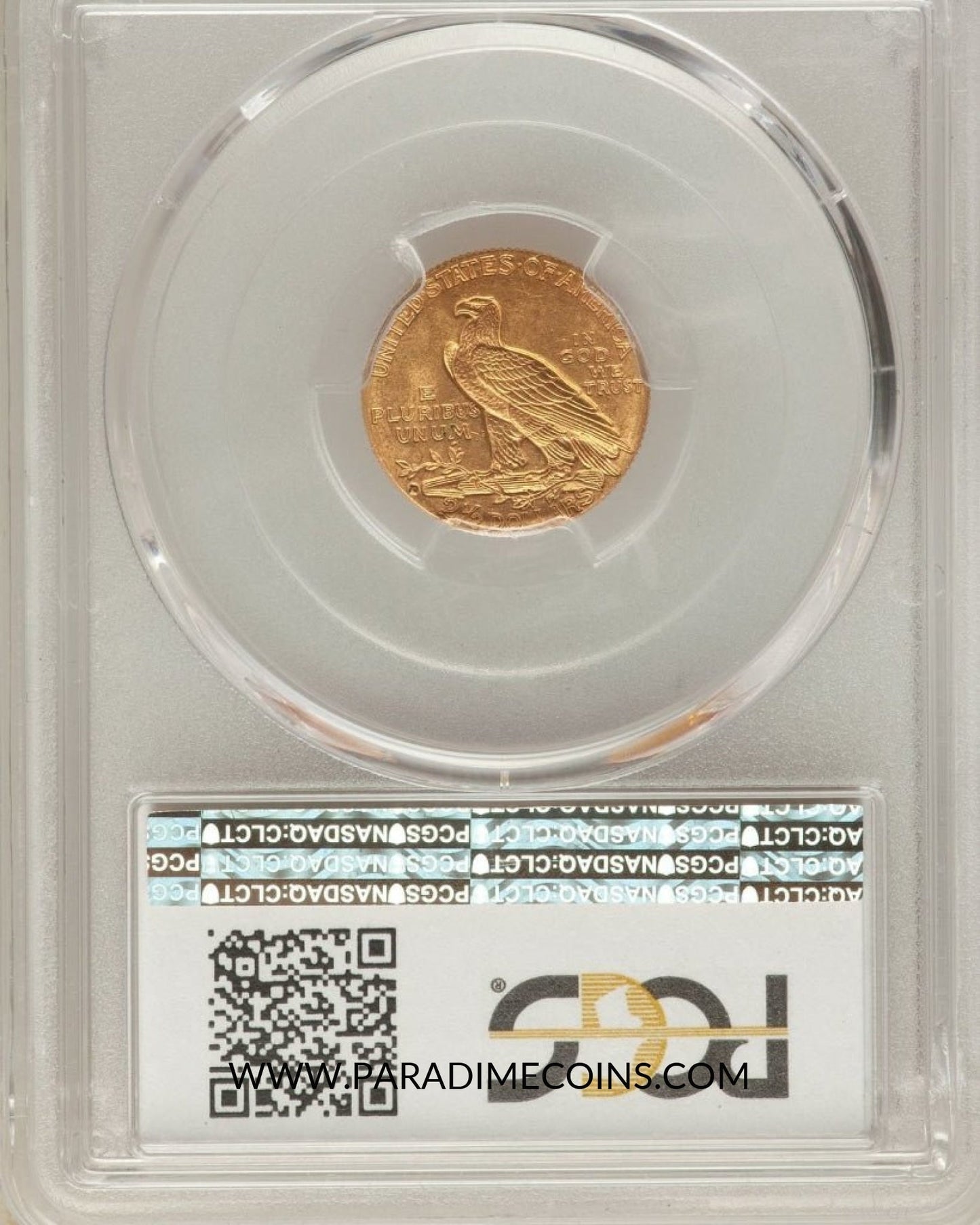 1914-D $2.5 MS63 PCGS CAC - Paradime Coins | PCGS NGC CACG CAC Rare US Numismatic Coins For Sale