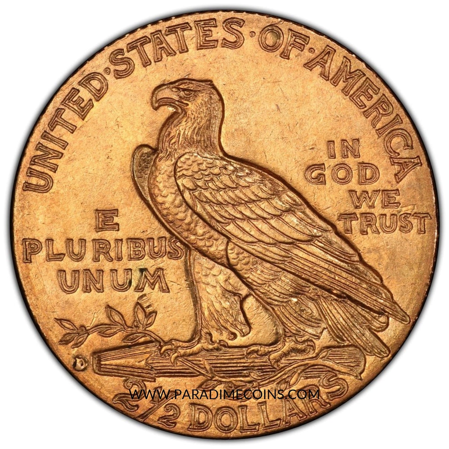 1914-D $2.5 MS63 PCGS CAC - Paradime Coins | PCGS NGC CACG CAC Rare US Numismatic Coins For Sale