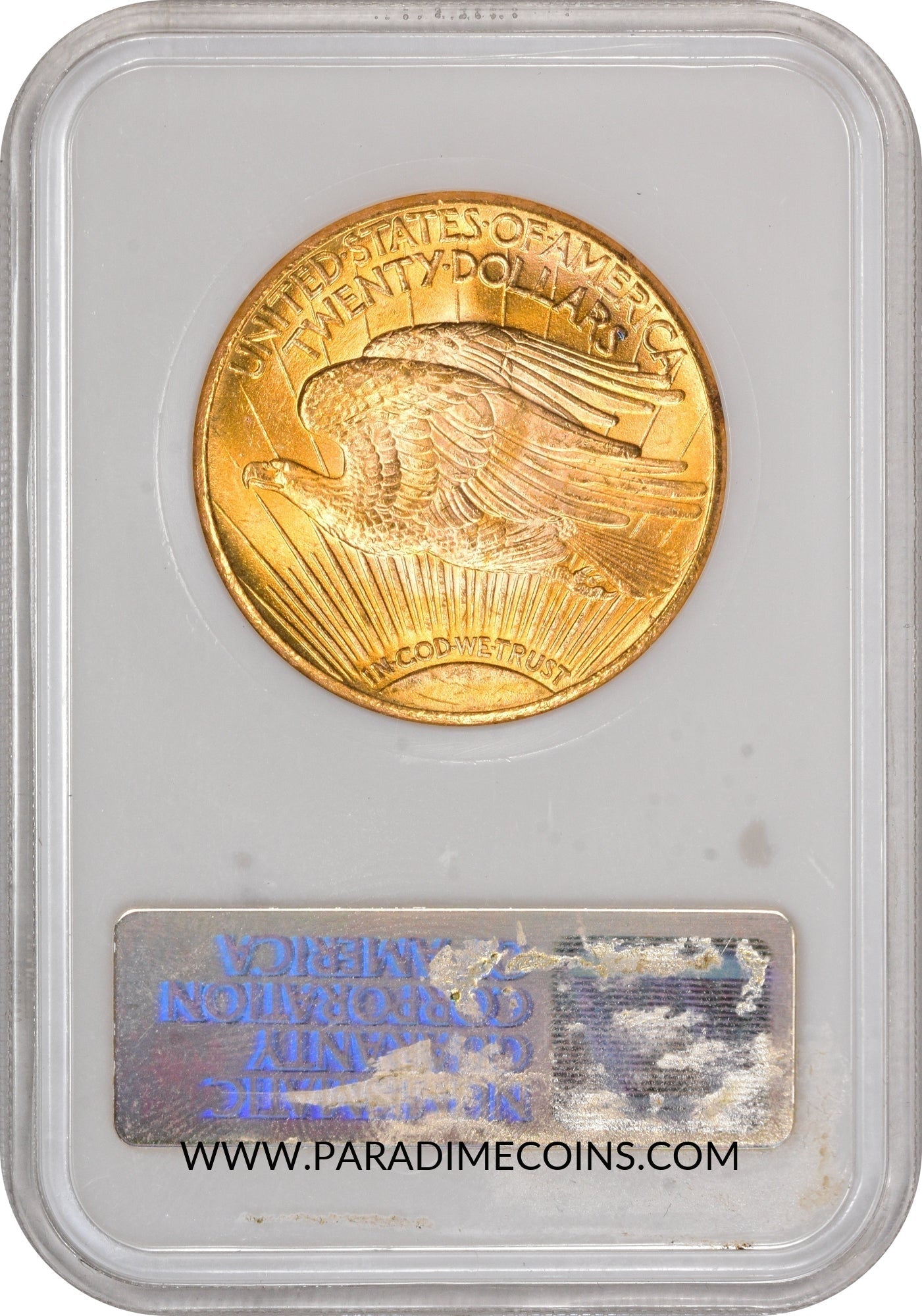 1927 $20 MS65 NGC CAC OH - Paradime Coins | PCGS NGC CACG CAC Rare US Numismatic Coins For Sale