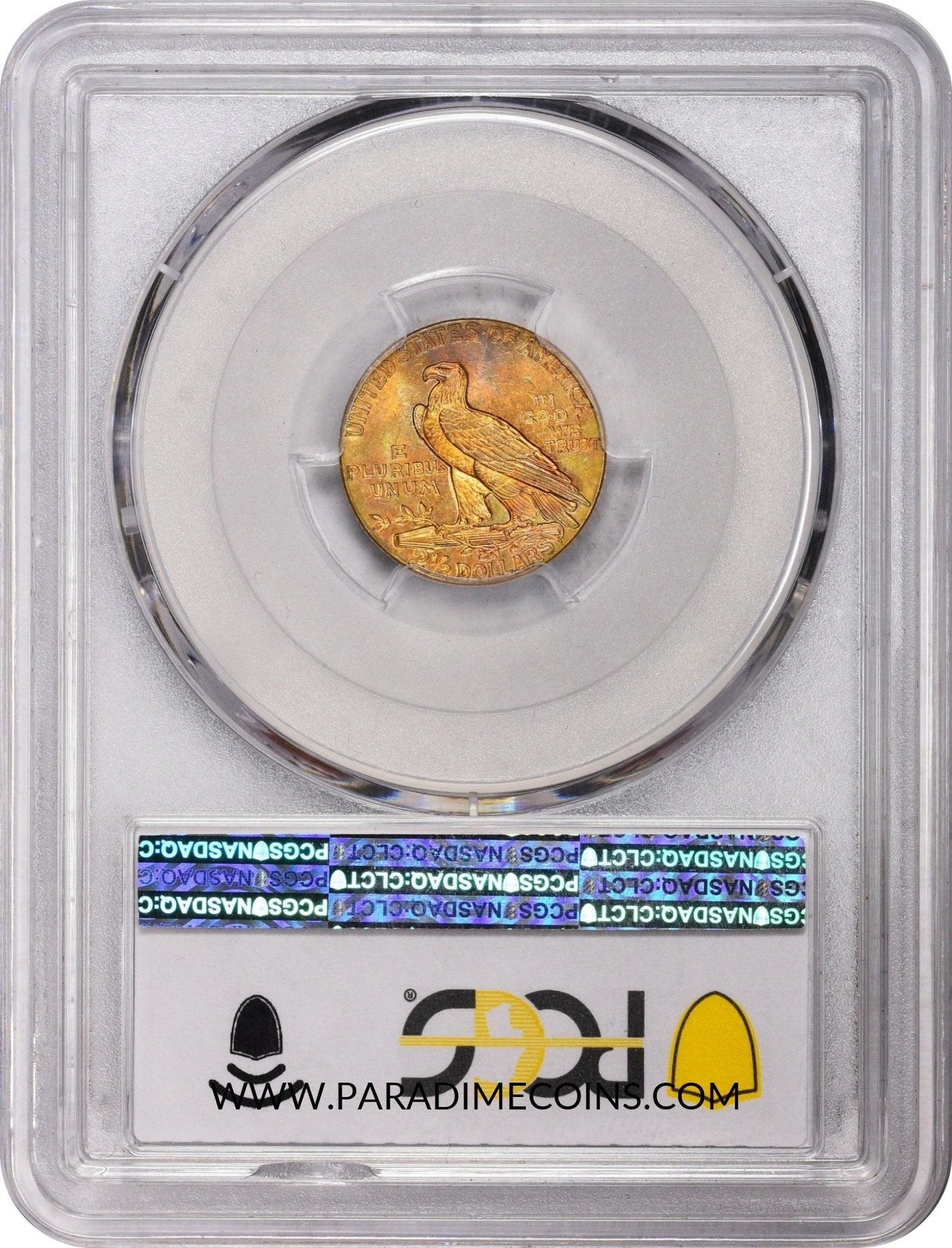 1929 $2.5 MS63 PCGS - Paradime Coins | PCGS NGC CACG CAC Rare US Numismatic Coins For Sale