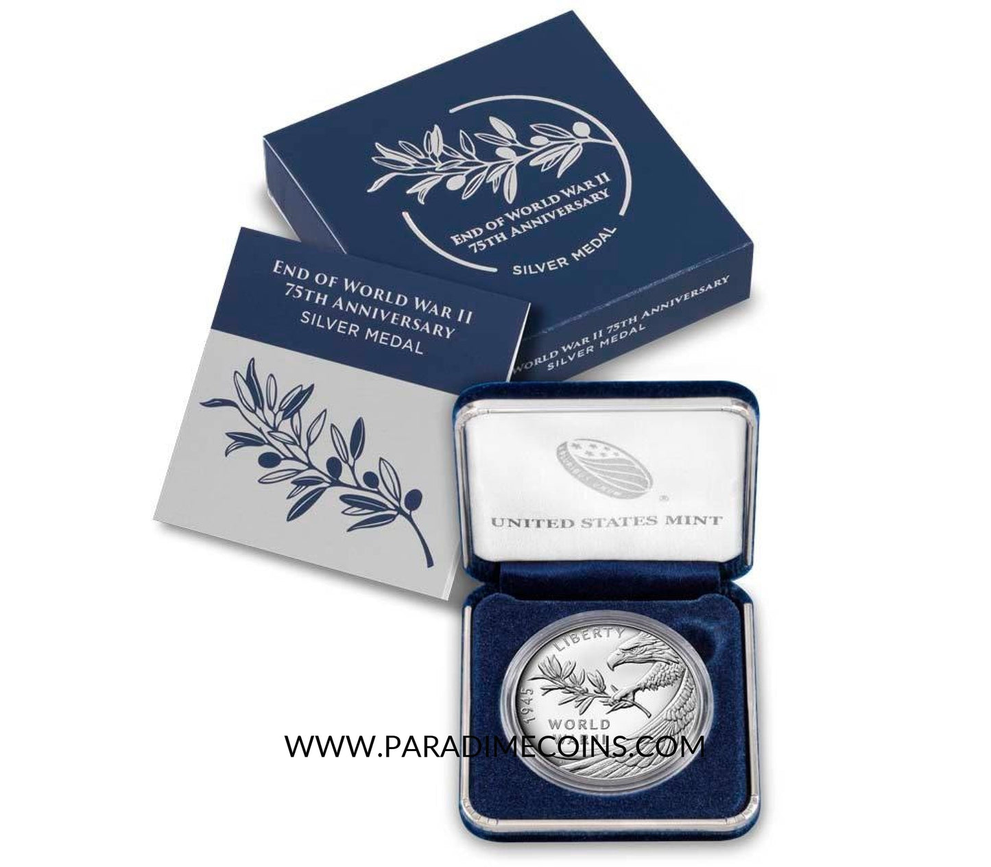 (2020)Silver End of WW2 Medal 75th Anniversary NGC First Releases PF69UCAM - Paradime Coins | PCGS NGC CACG CAC Rare US Numismatic Coins For Sale