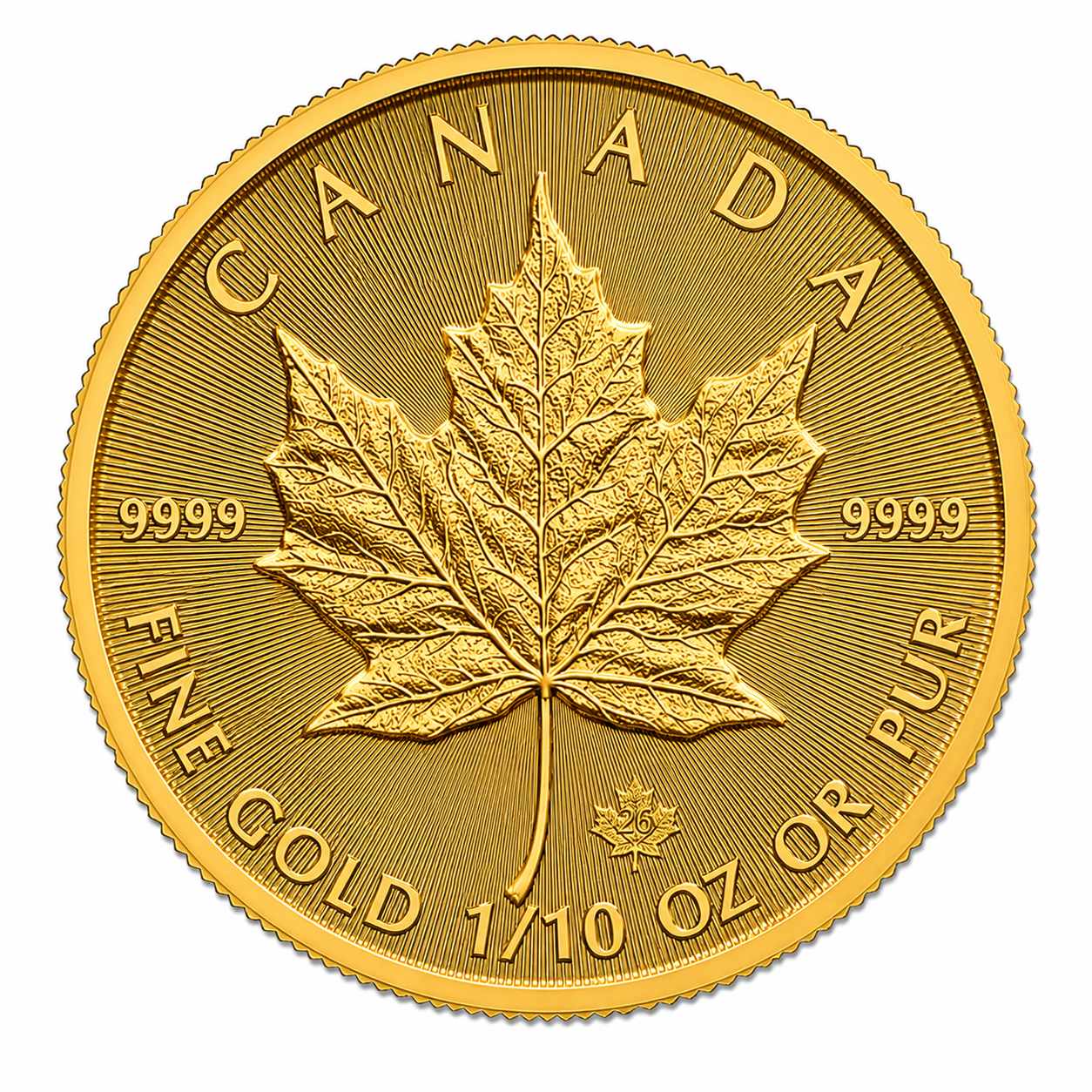 Fractional Gold Coins