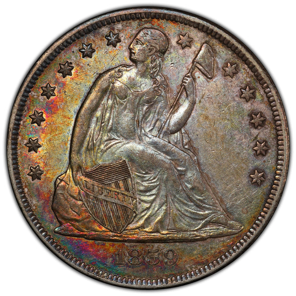 1859-O $1 AU55 PCGS