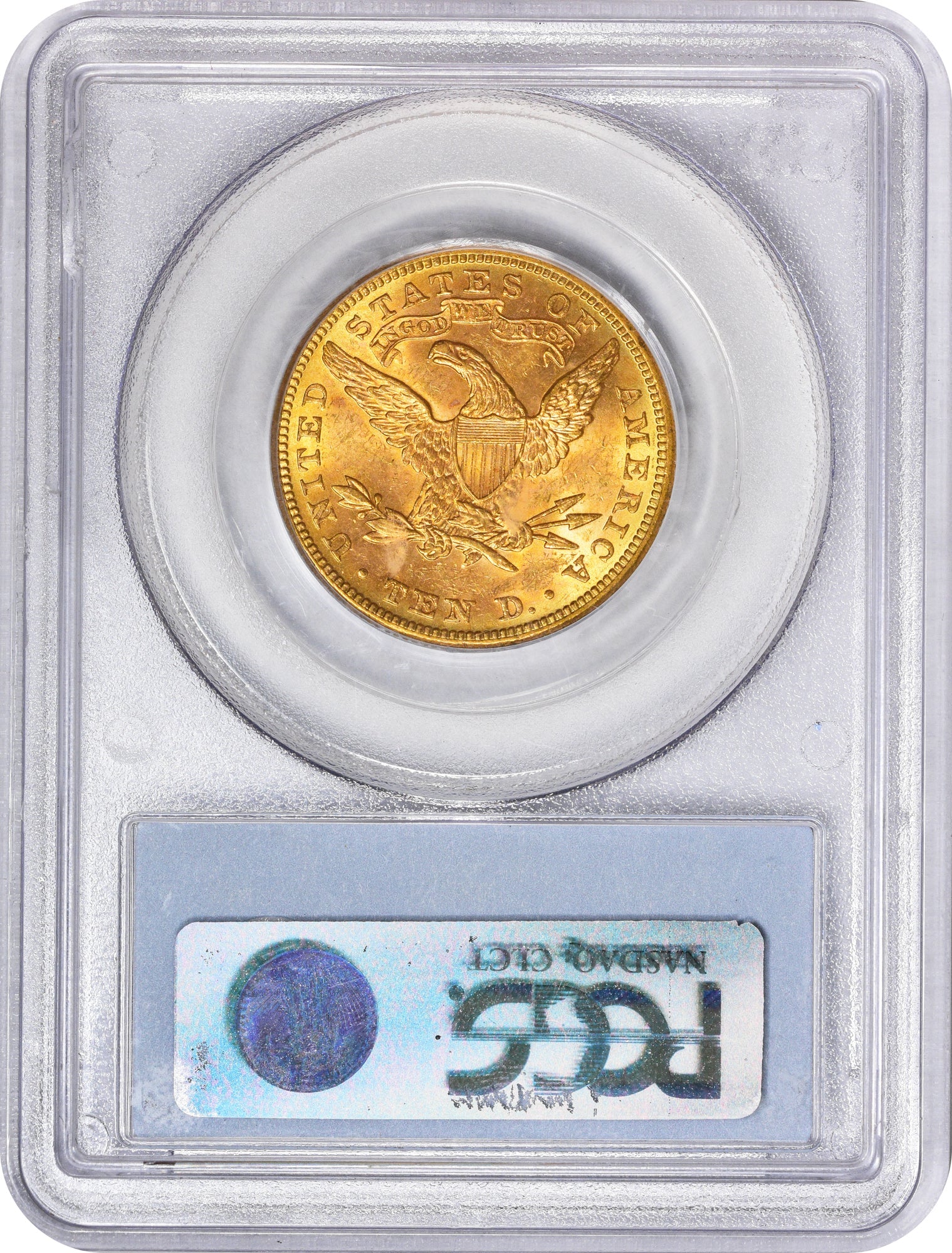 1883 $10 Ms63 Pcgs Cac