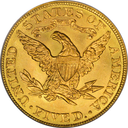 1906 $5 MS65 PCGS CAC