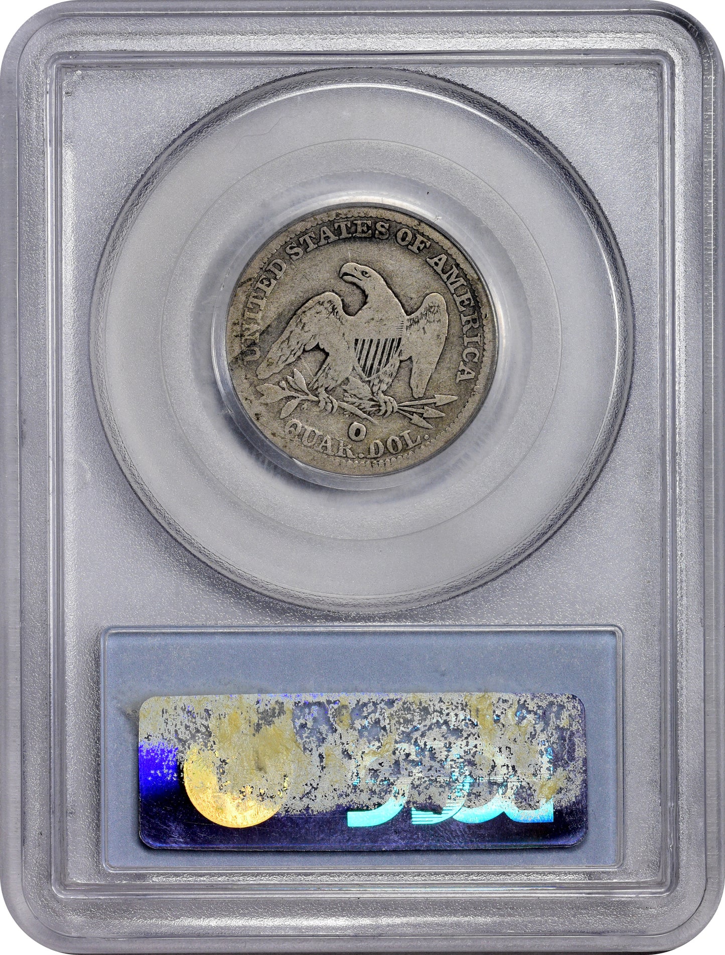 1854-O 25C HUGE O VG10 PCGS CAC