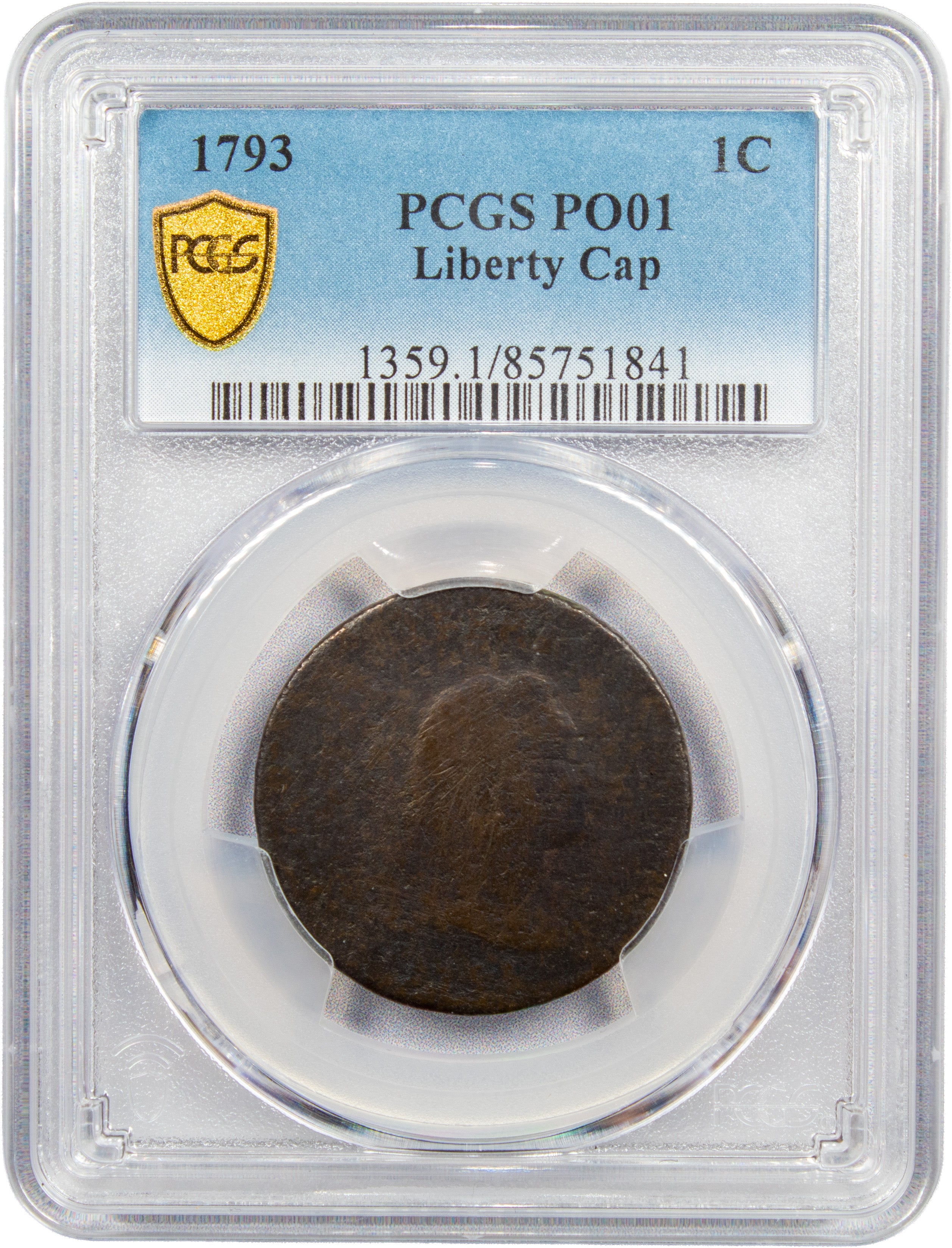 1793 1C LIBERTY CAP P01 PCGS