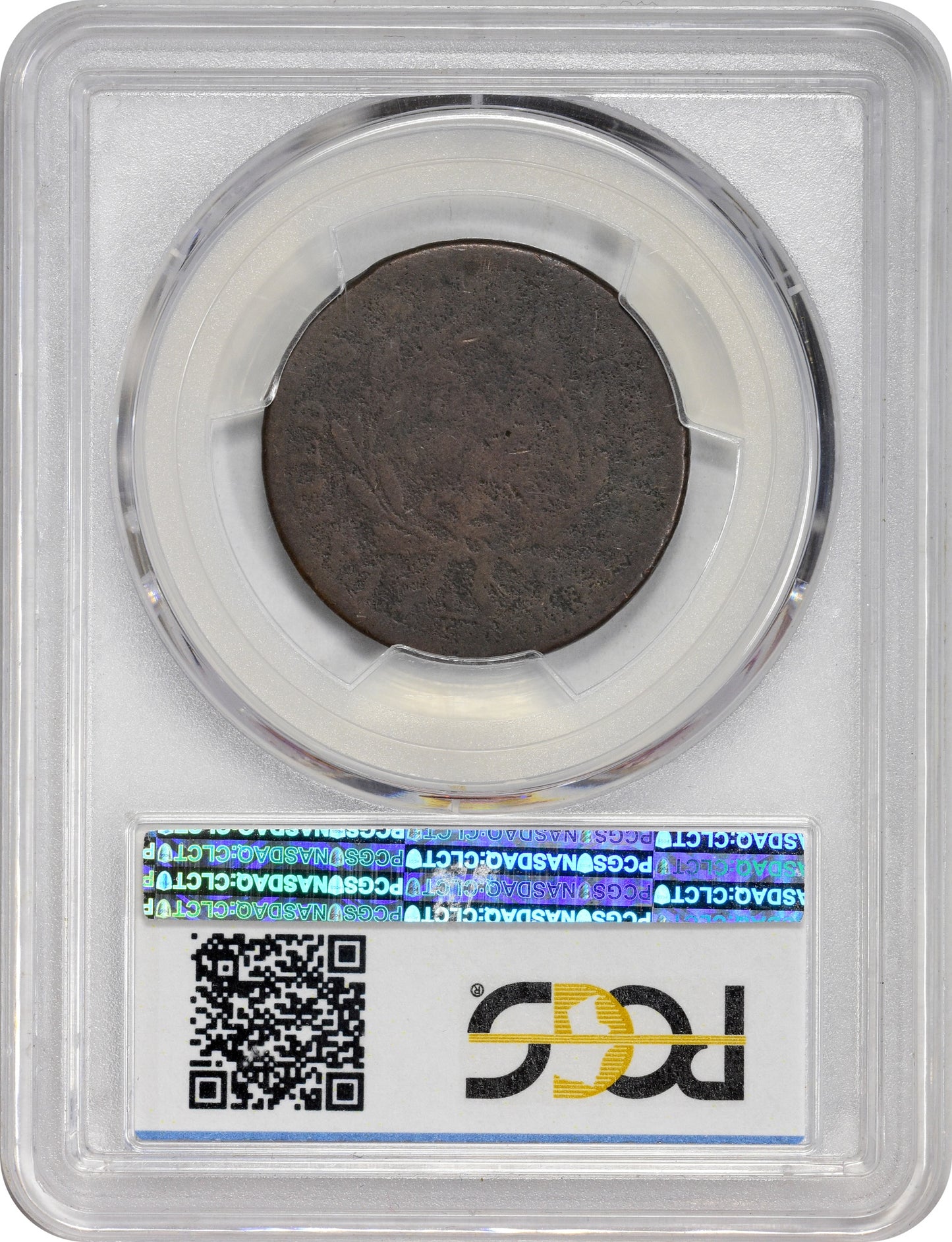 1793 1C S-14 LIBERTY CAP P01 PCGS REVERSE HOLDER