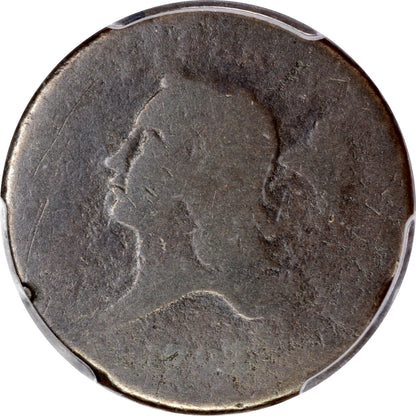 1793 1/2C P01 PCGS CAC ZOOM IN 