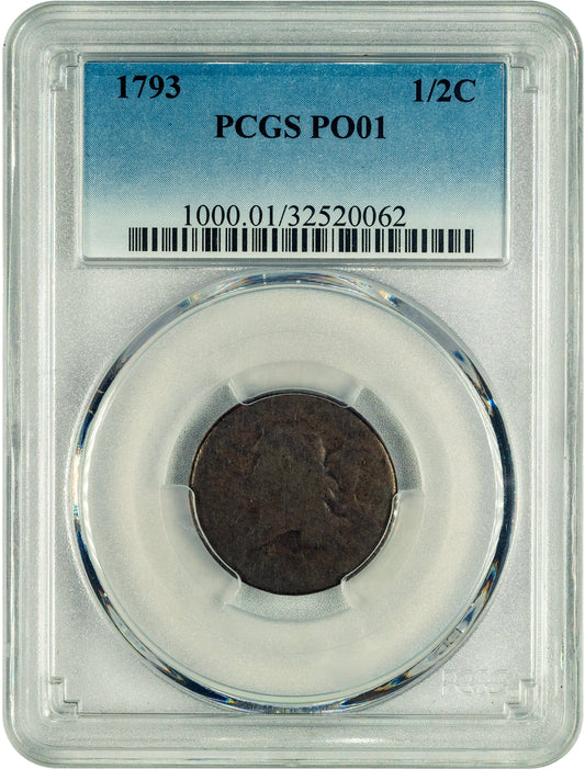 1793 1/2C P01 PCGS HOLDER