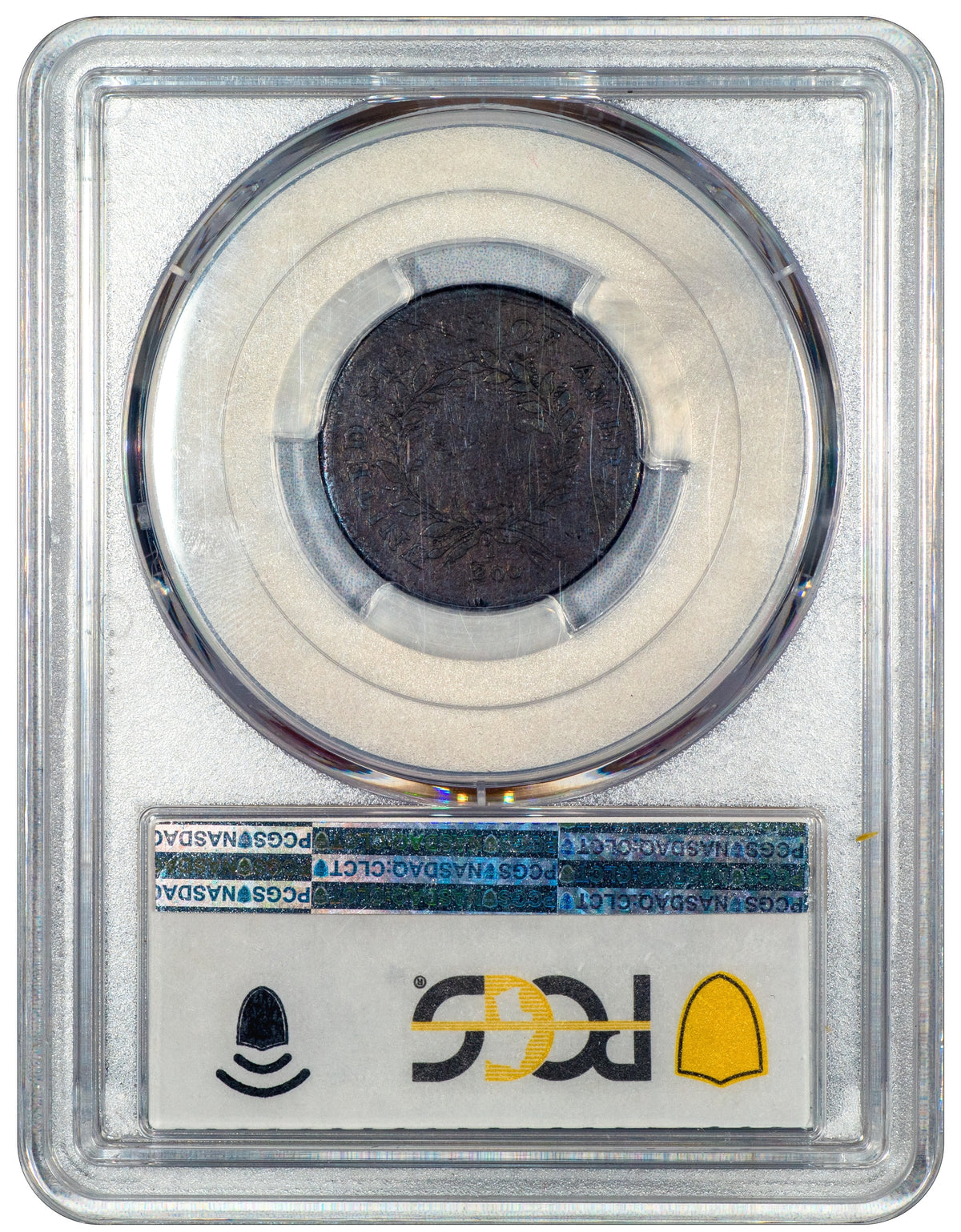 1793 Liberty Cap Half Cent 1/2C F12 PCGS CAC Reverse Holder