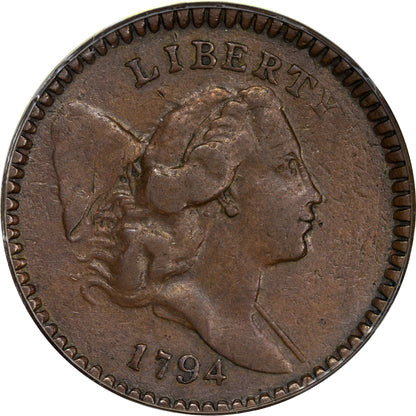 1794 1/2C XF40 OGH PCGS CAC