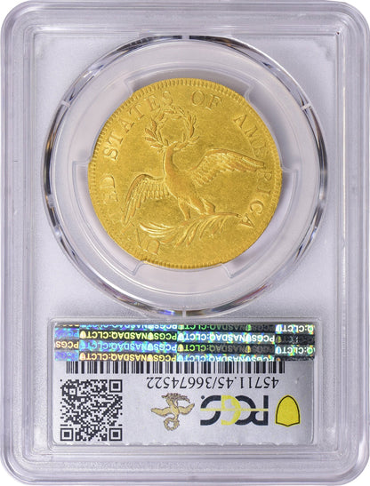 1795 $10 13 LEAVES XF45 PCGS CAC $10 REVERSE HOLDER