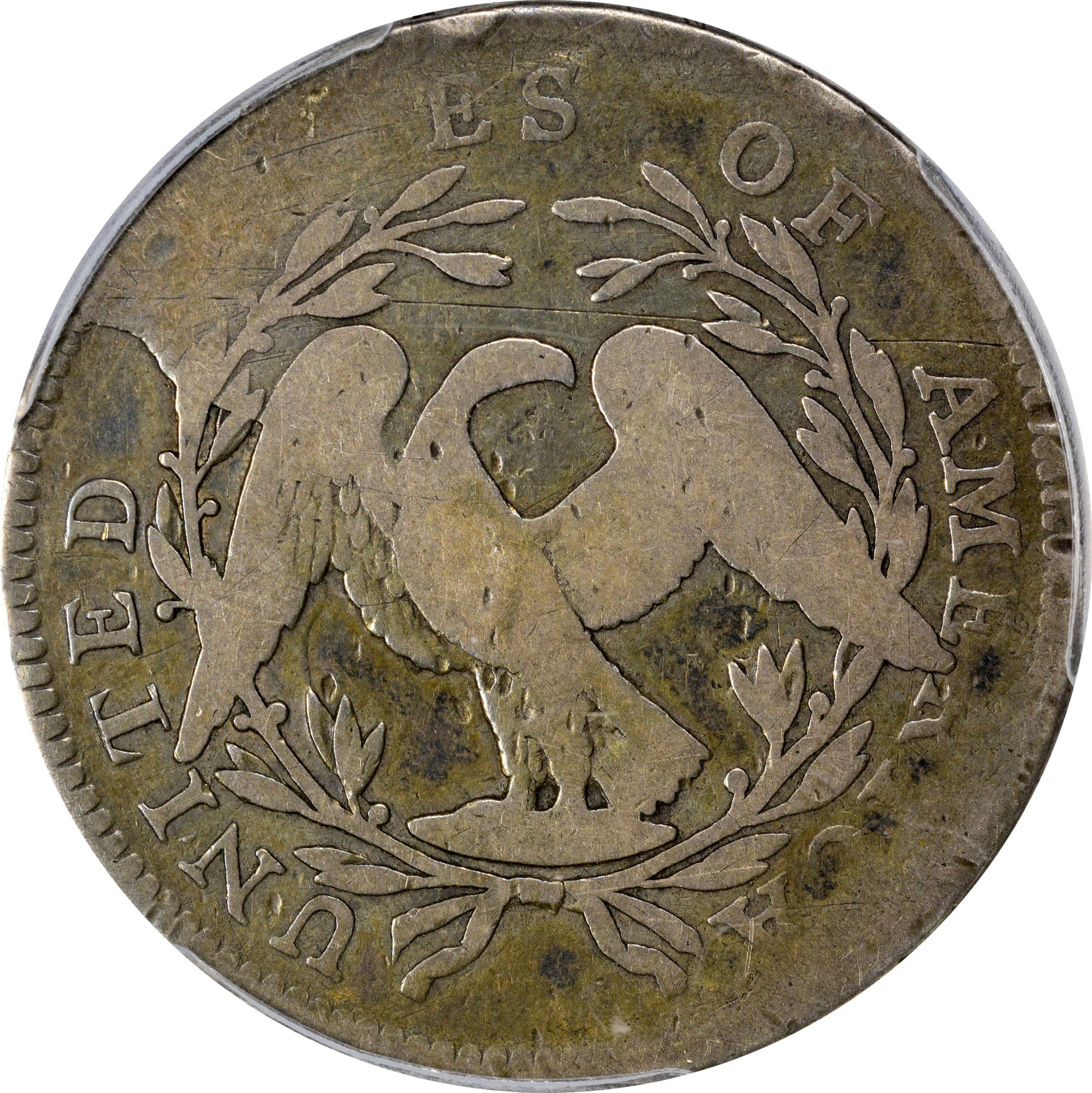 1795/1795 50C RECUT DATE 3 LEAVES AG03 PCGS