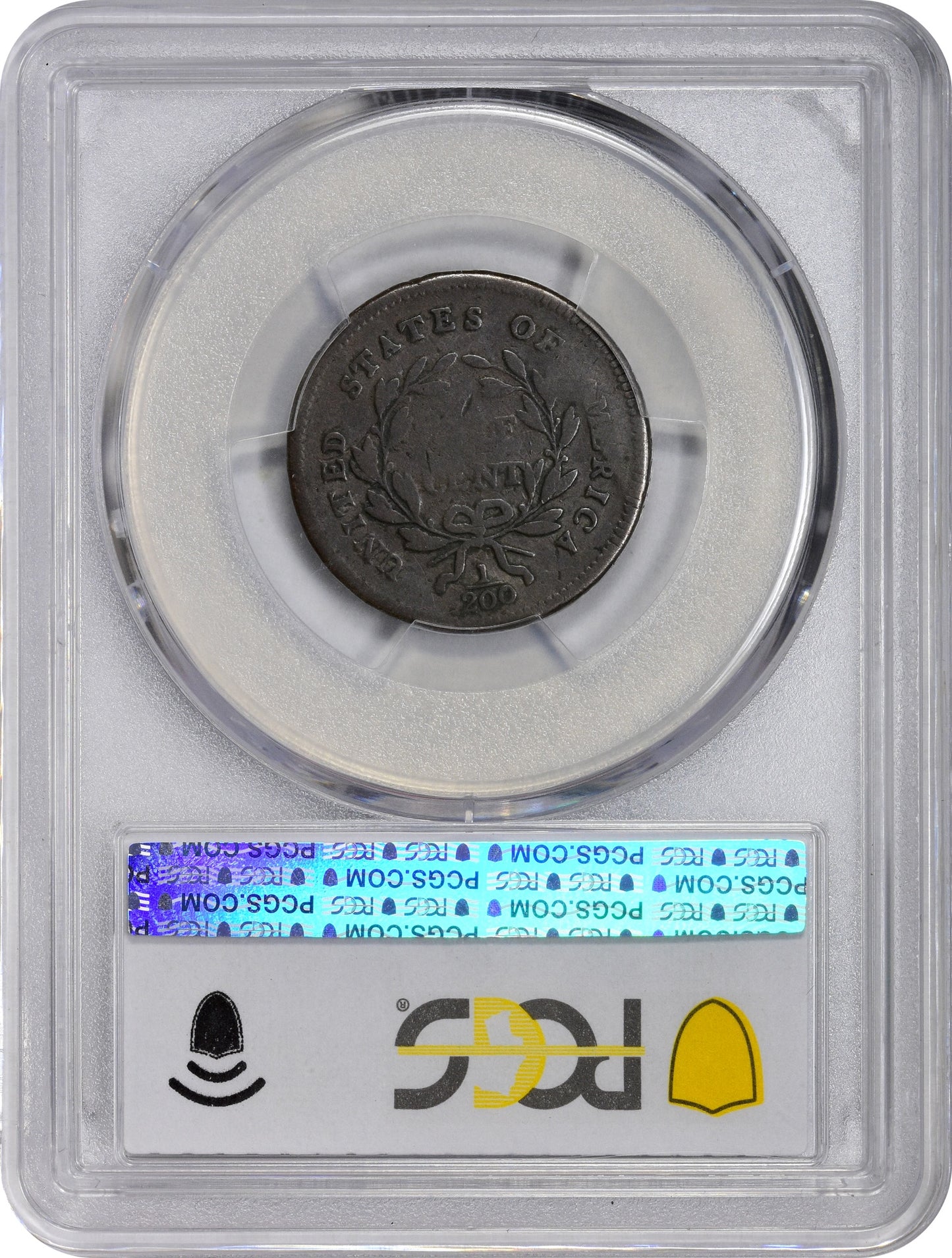 1795 1/2C LE PUNCTUATED DATE G06 PCGS CAC HOLDER REV