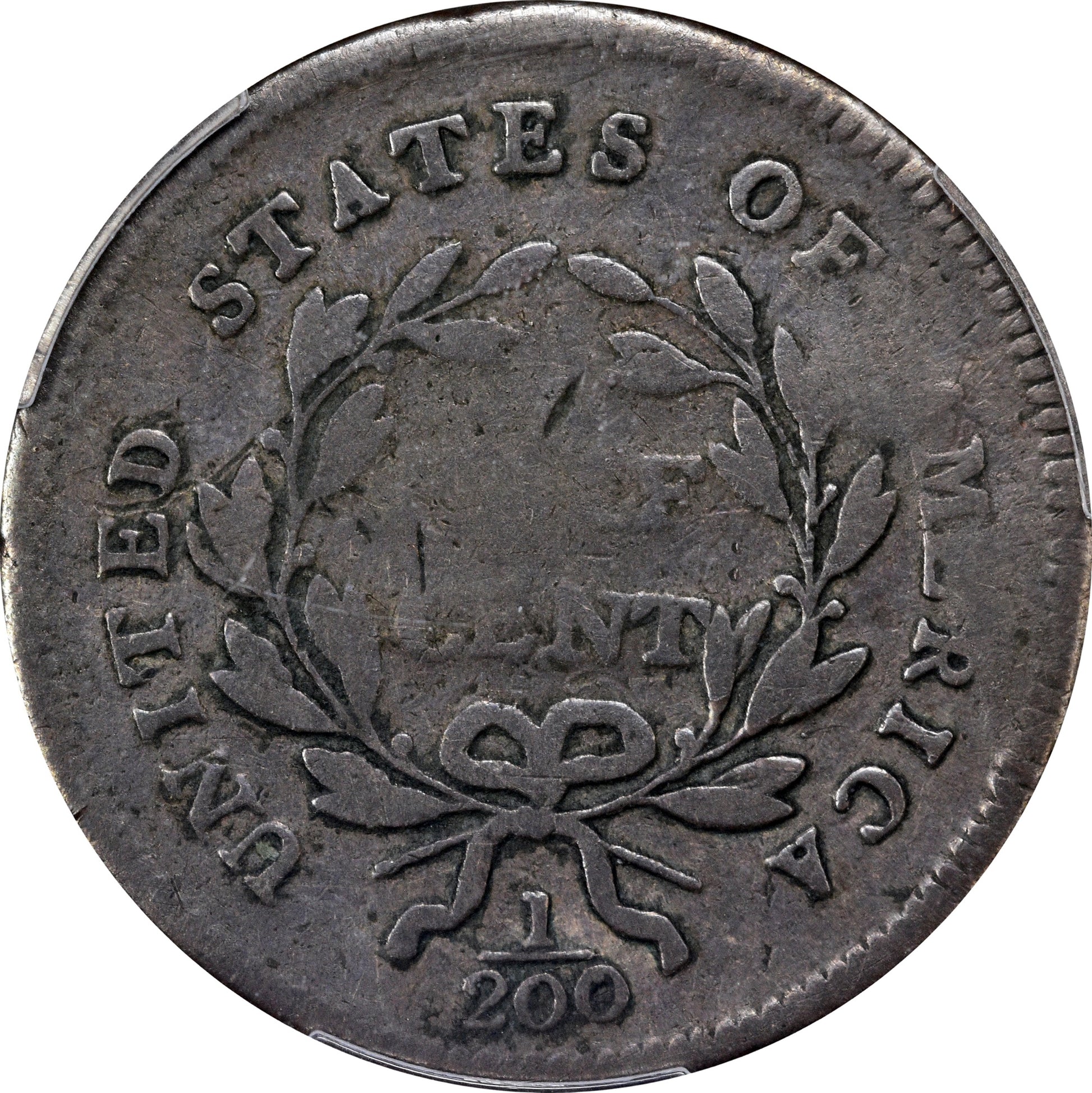 1795 1/2C LE PUNCTUATED DATE G06 PCGS CAC REV