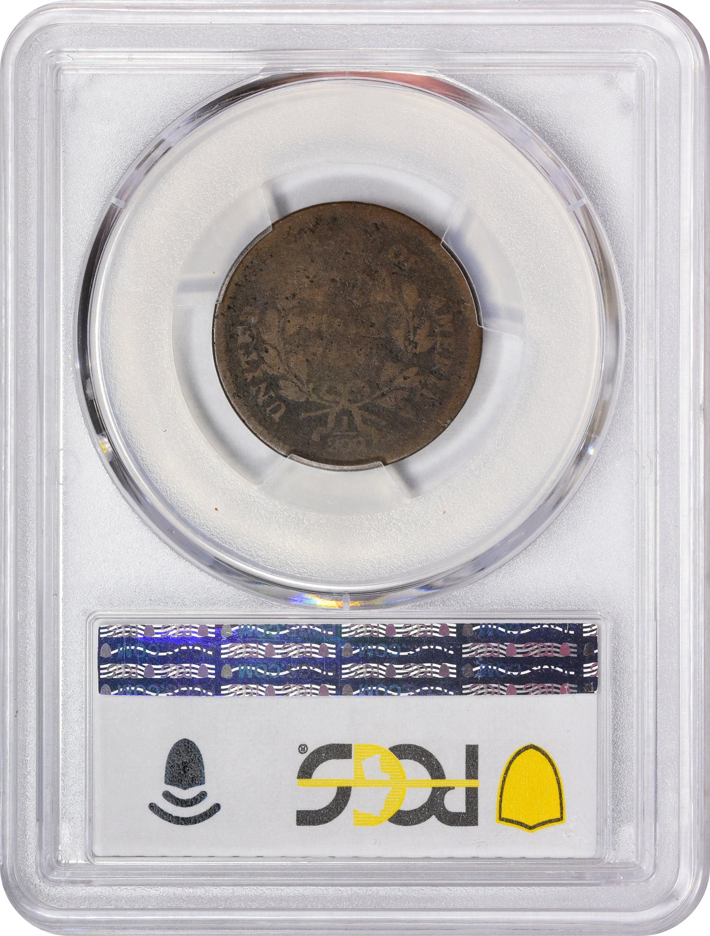 1795 1/2C PLAIN EDGE NO POLE FR02 PCGS CAC REVERSE HOLDR
