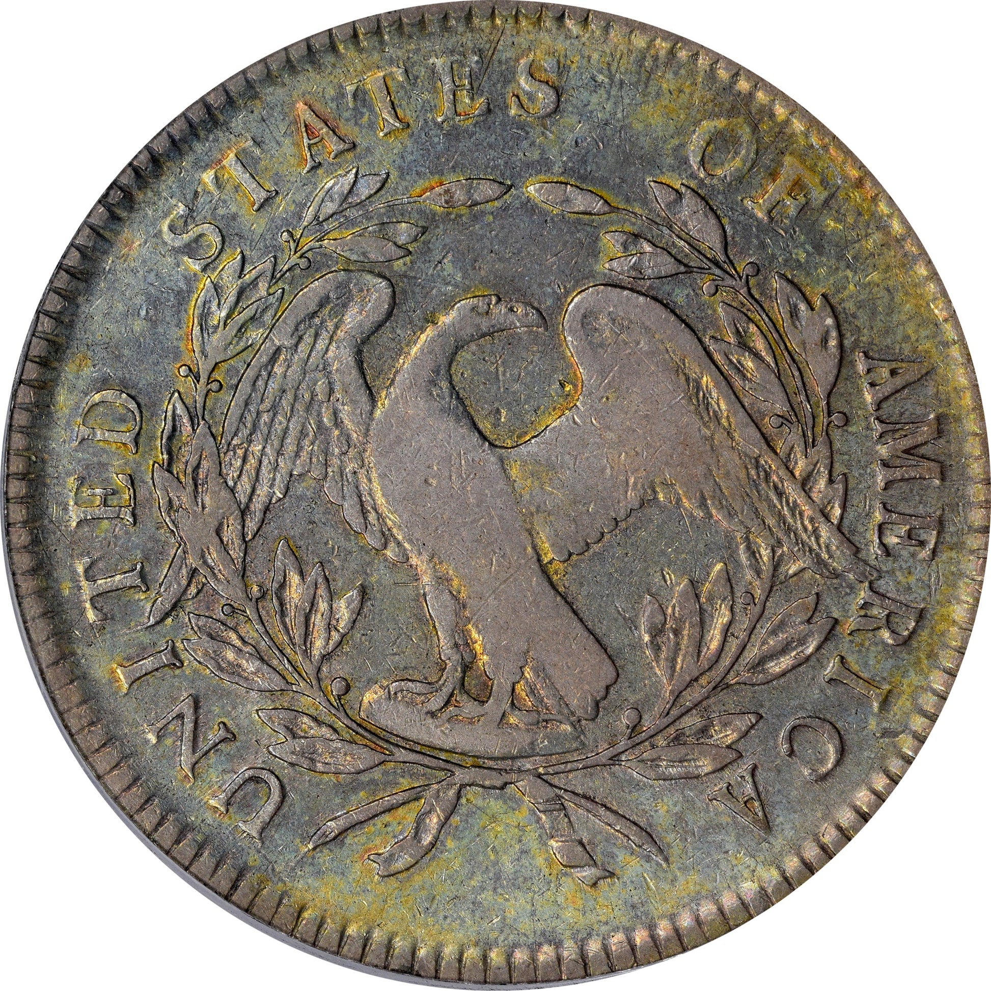 1795 $1 3 LEAVES F15 PCGS