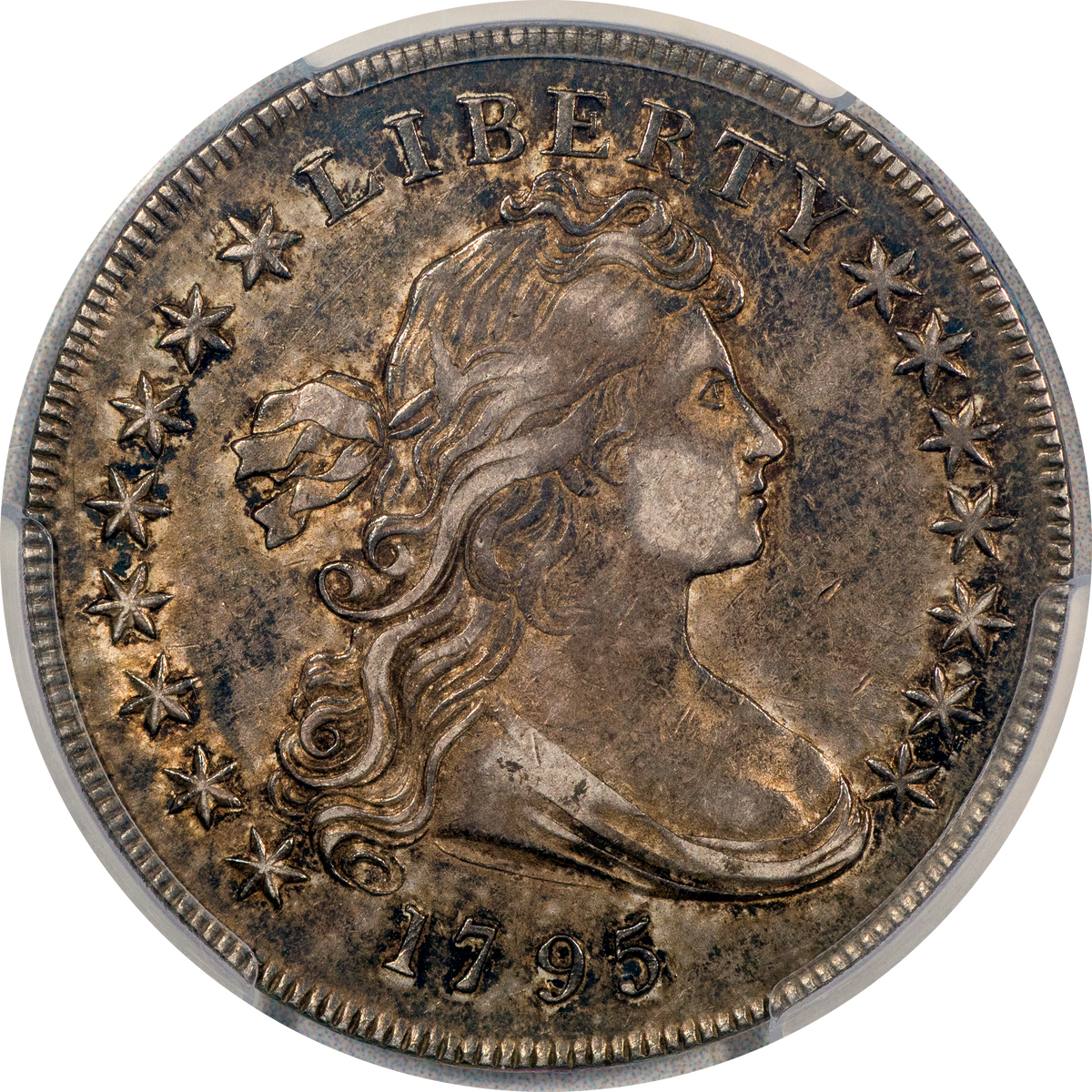 1795 $1 Draped Bust Dollar CENTERED XF45 PCGS CAC