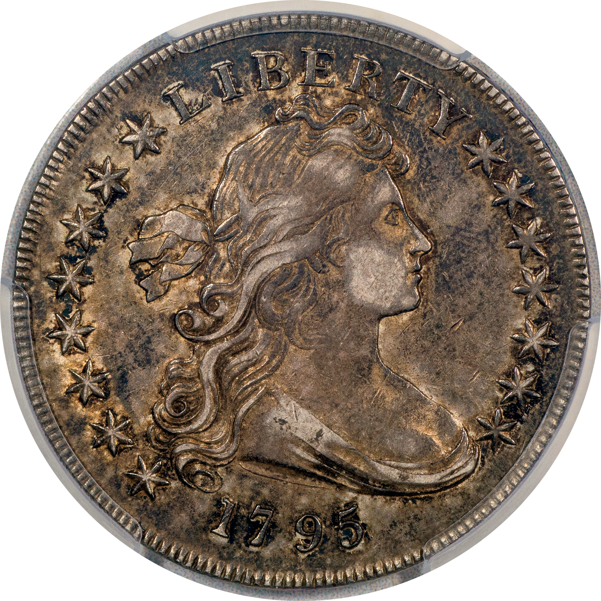 1795 $1 Draped Bust Dollar CENTERED XF45 PCGS CAC
