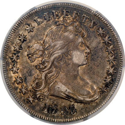 1795 $1 Draped Bust Dollar CENTERED XF45 PCGS CAC