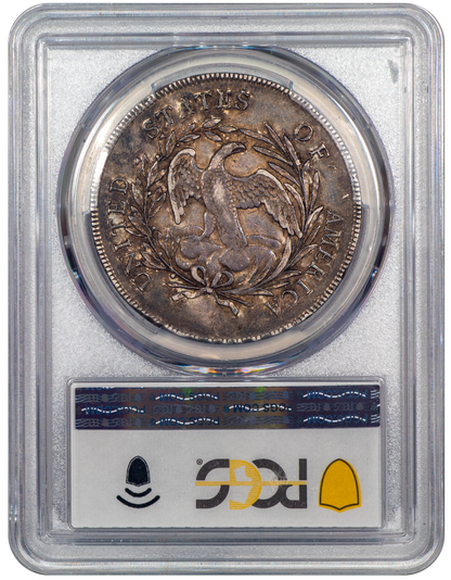 1795 $1 Draped Bust Dollar CENTERED XF45 PCGS CAC Reverse Holder
