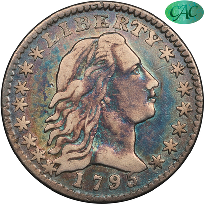 1795 Flowing Hair Half Dime H10C LM-3 (R.5) VF25 PCGS CAC
