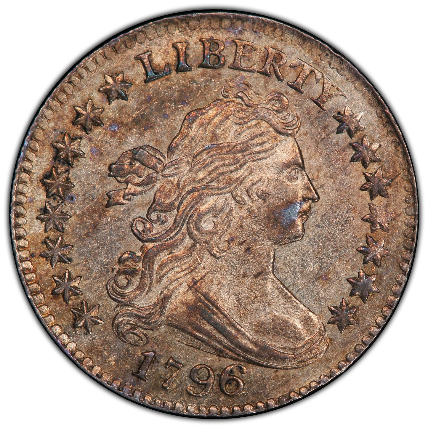 1796 10C MS63 PCGS CAC