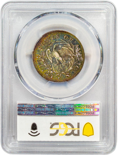 1796 25C AU53+ PCGS CAC REVERSE HOLDER