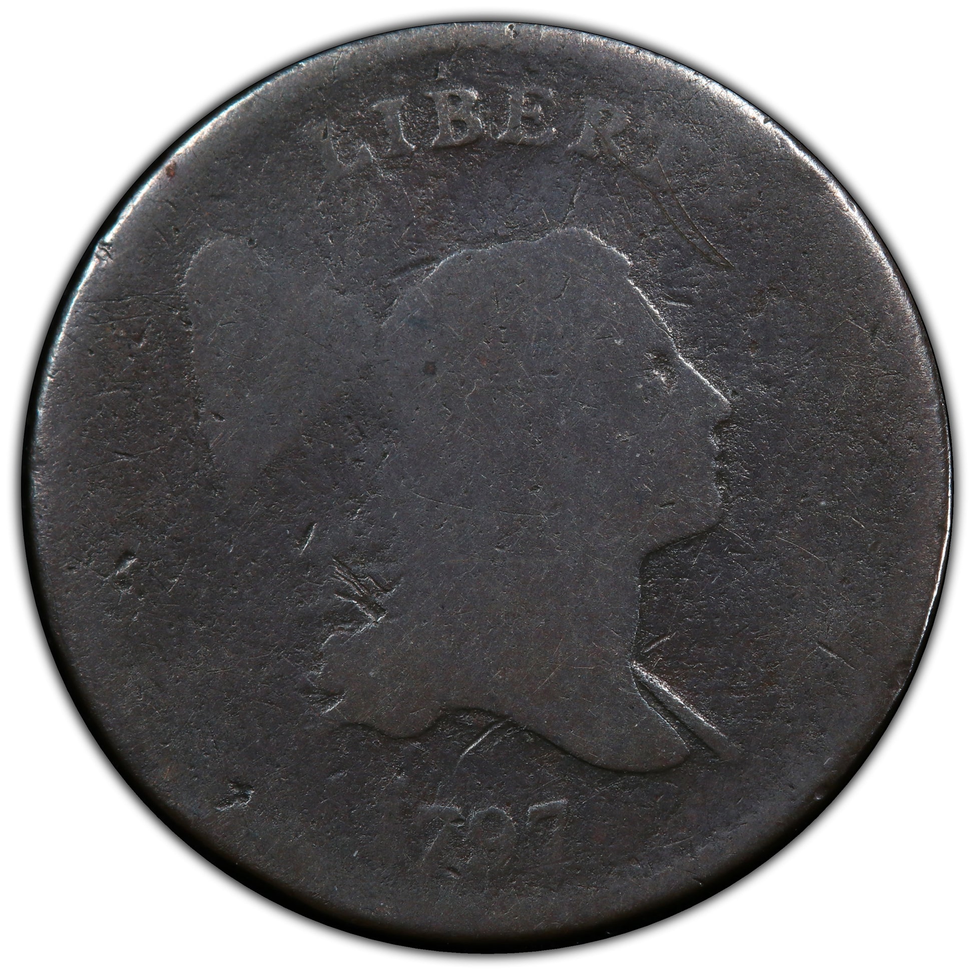 1797 1/2C 1 ABOVE 1 FR02 PCGS
