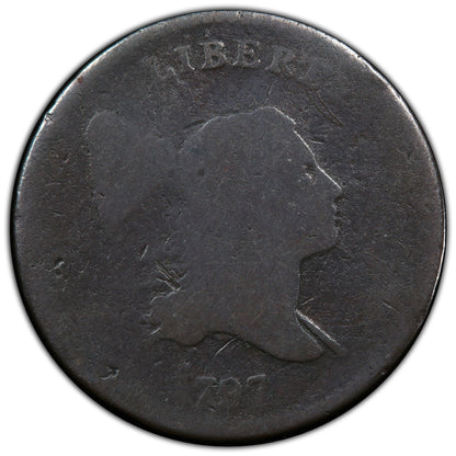 1797 1/2C 1 ABOVE 1 FR02 PCGS