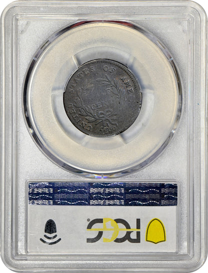 1797 1/2C 1 ABOVE 1 G06 PCGS CAC REVERSE HOLDER