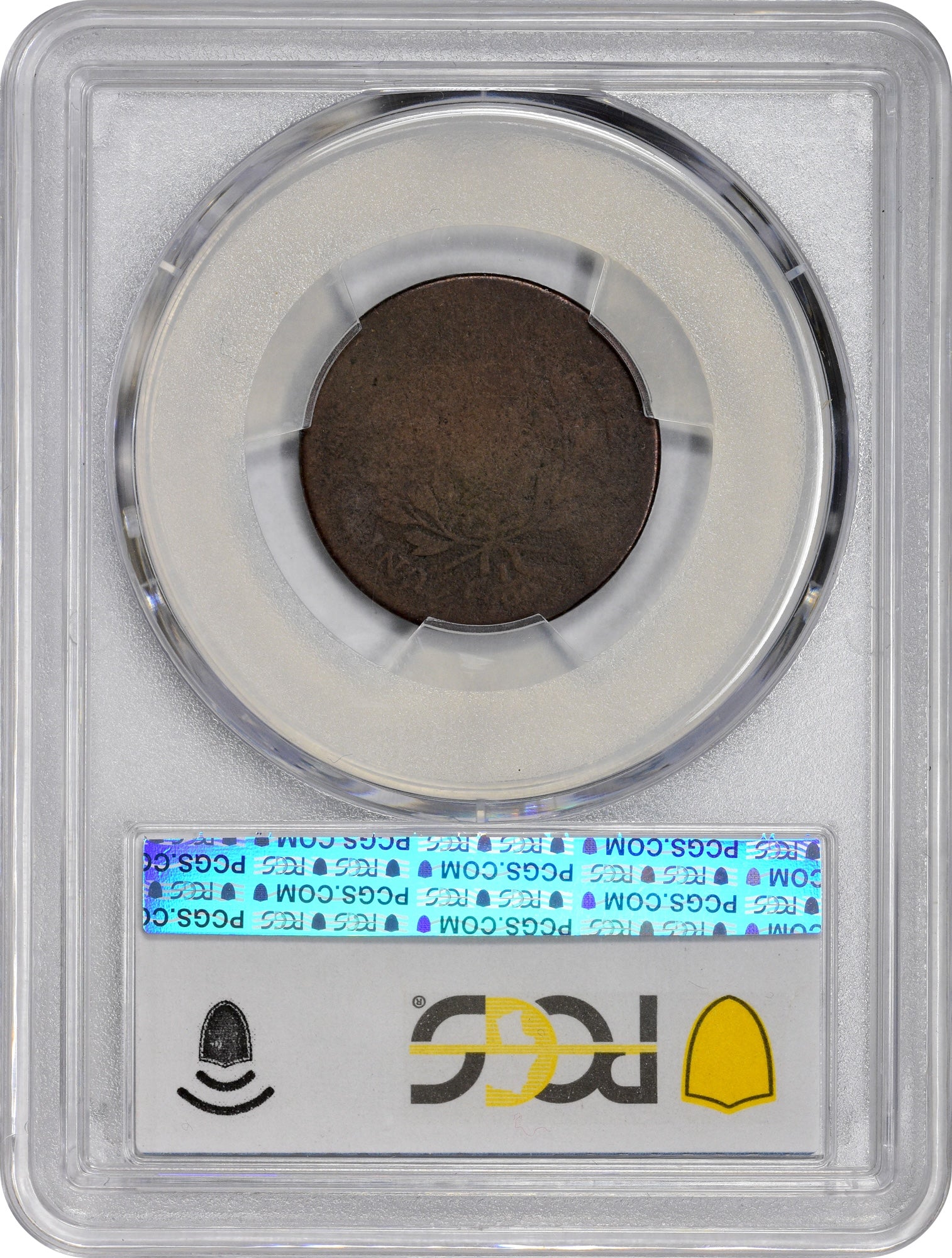 1797 1/2C 1 ABOVE 1 P01 PCGS CAC REVERSE HOLDER