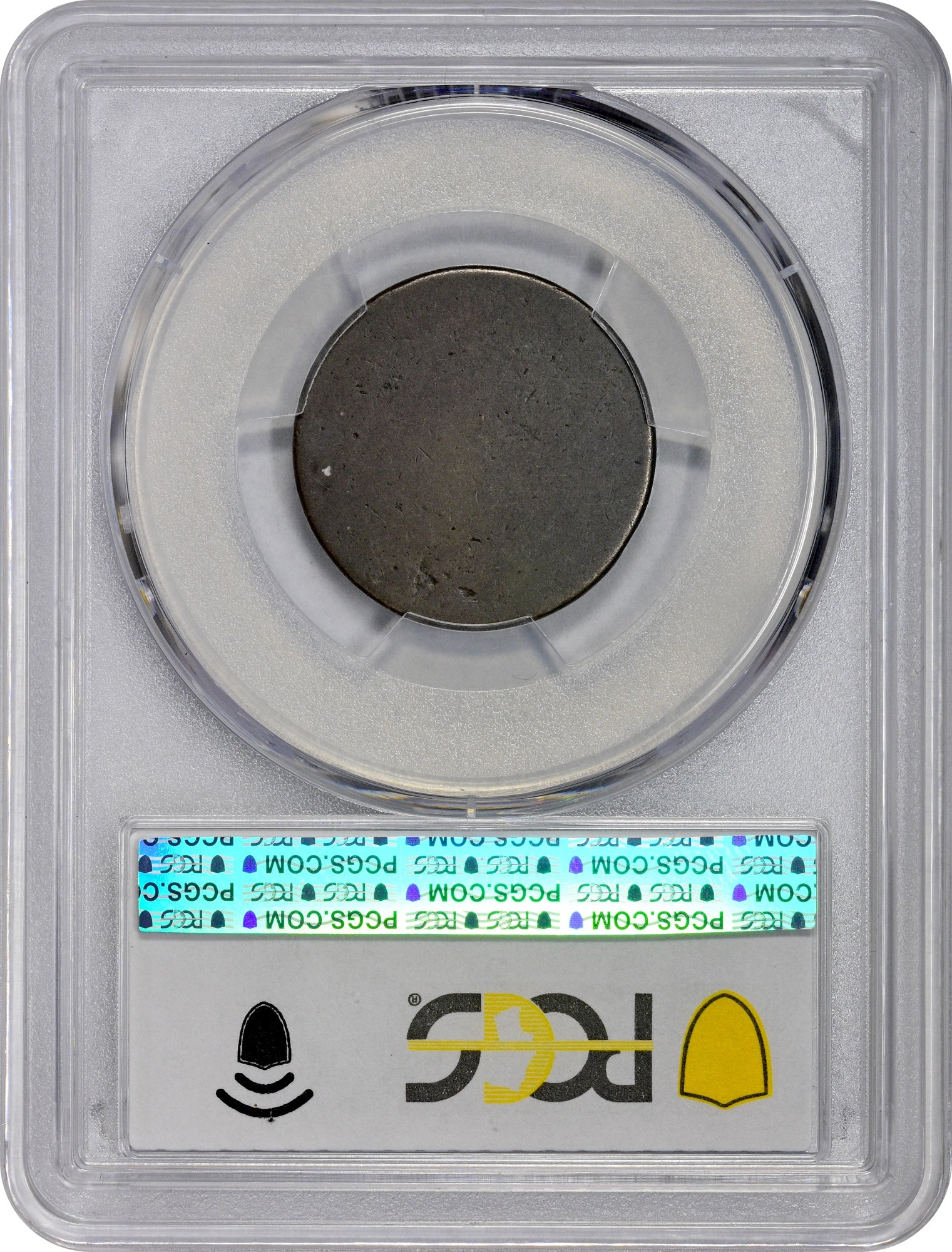 1797 1/2C PLAIN EDGE P01 PCGS REVERSE HOLDER