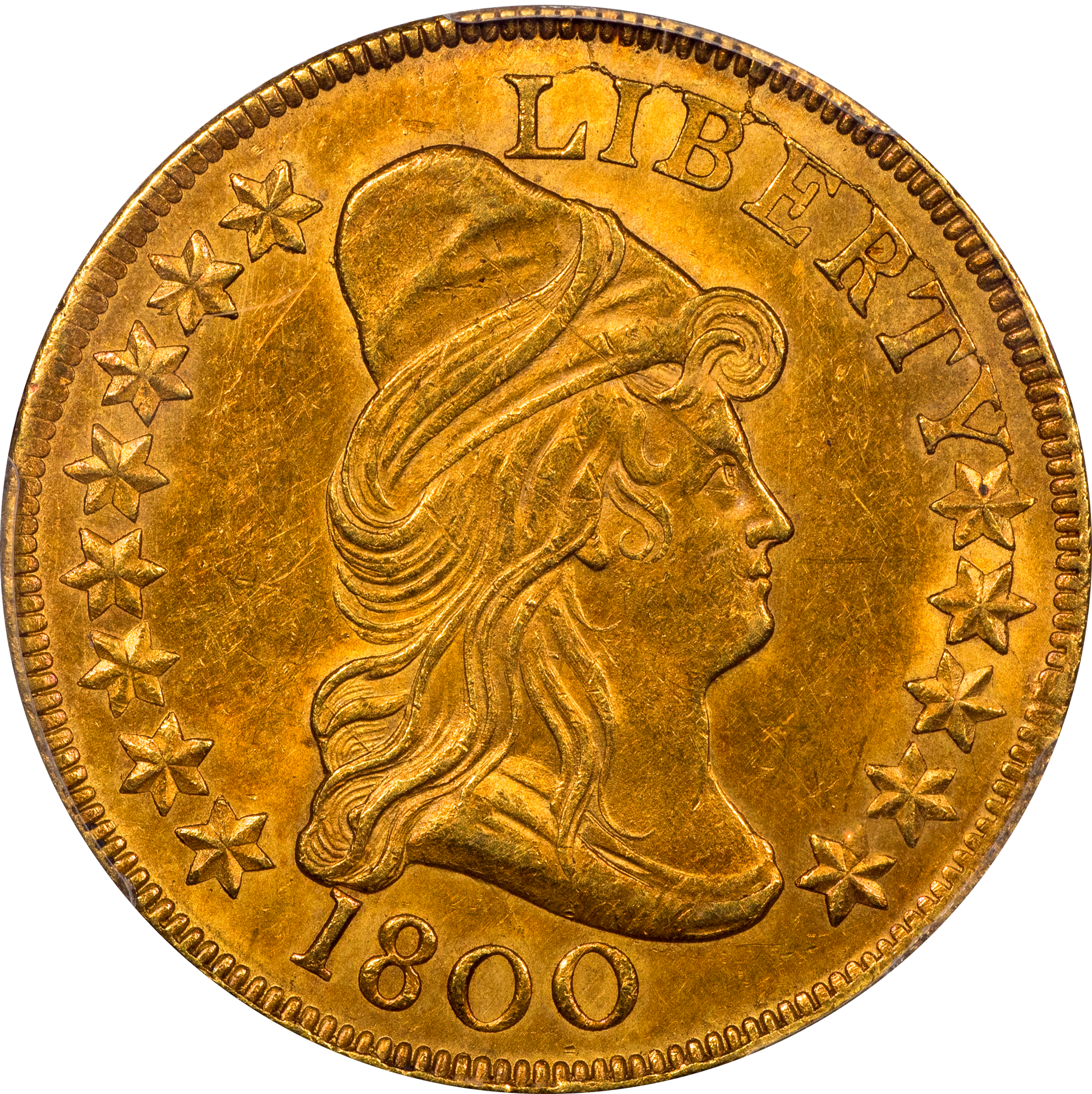 1800 $10 MS61 PCGS CAC