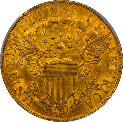 1800 $10 MS61 PCGS CAC REVERSE